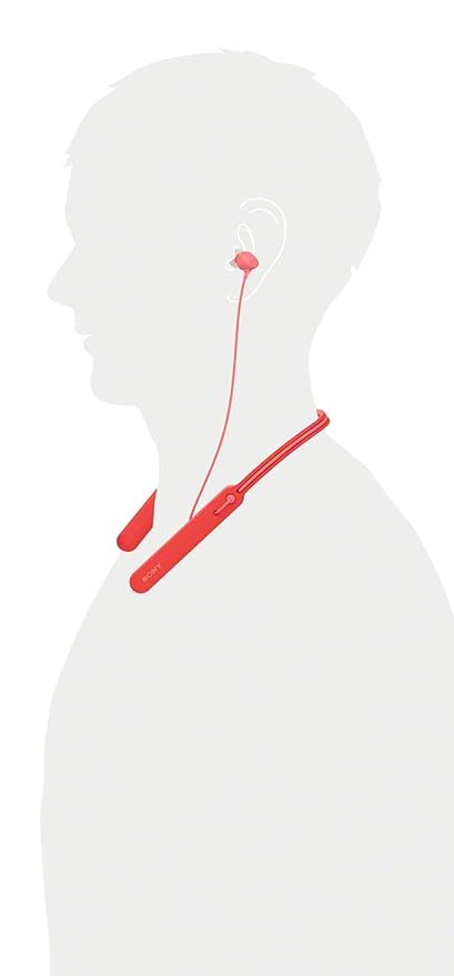 Sony WI-C400 Wireless in-Ear Neck Band Headphones with 20 hrs Battery Life, Light Weight, Bluetooth Headset with mic for Phone Calls, Vibration Notification, Work from Home, Tangle Free Cable (Red) Sony WI-C400 Wireless in-Ear Neck Band Headphones with 20 hrs Battery Life, Light Weight, Bluetooth Headset with mic for Phone Calls, Vibration Notification, Work from Home, Tangle Free Cable (Red)
